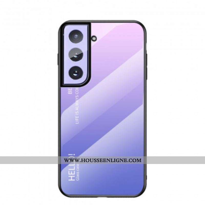 Coque Samsung Galaxy S21 Plus 5G Verre Trempé Hello