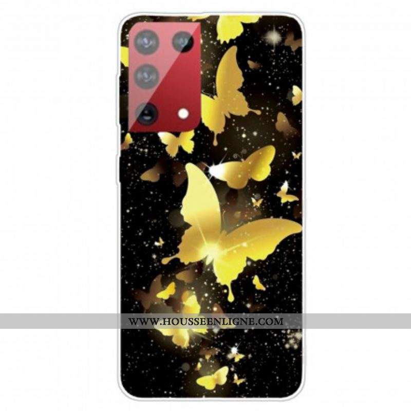 Coque Samsung Galaxy S21 Ultra 5G Beaux Papillons