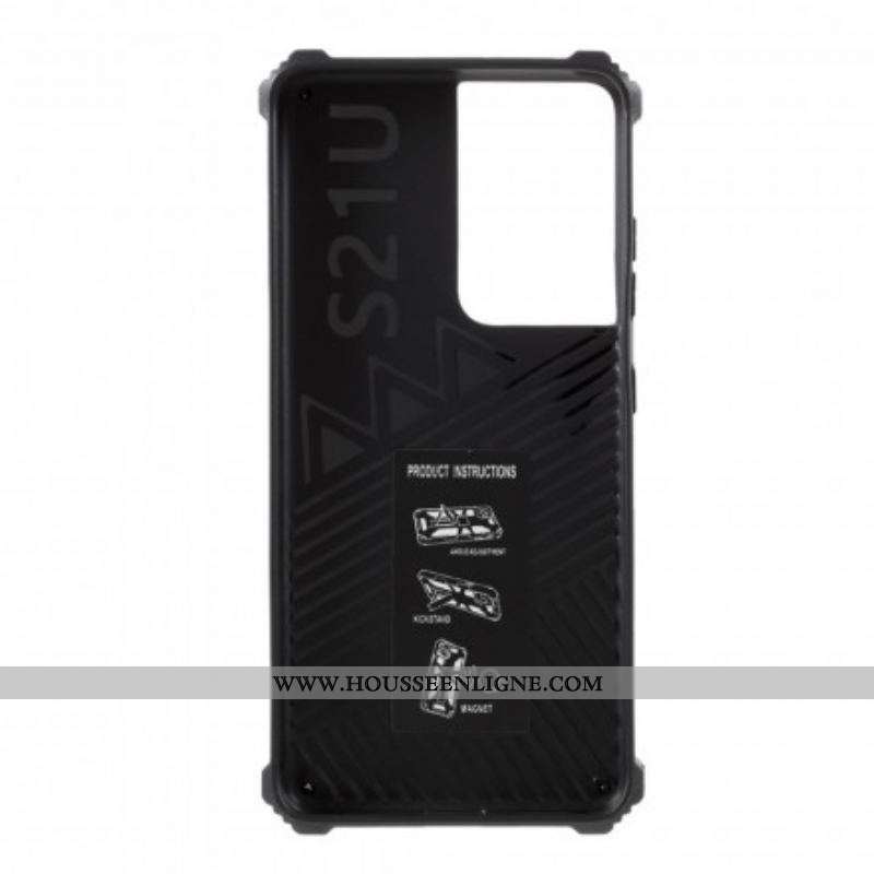 Coque Samsung Galaxy S21 Ultra 5G Bicolore Support Amovible