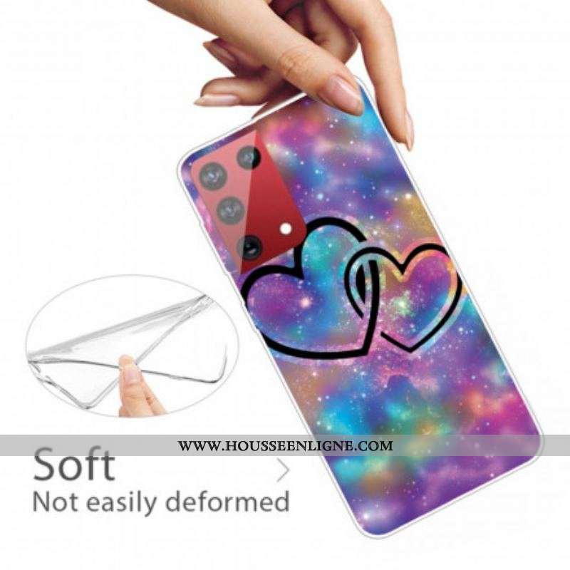 Coque Samsung Galaxy S21 Ultra 5G Coeurs Enchaînés