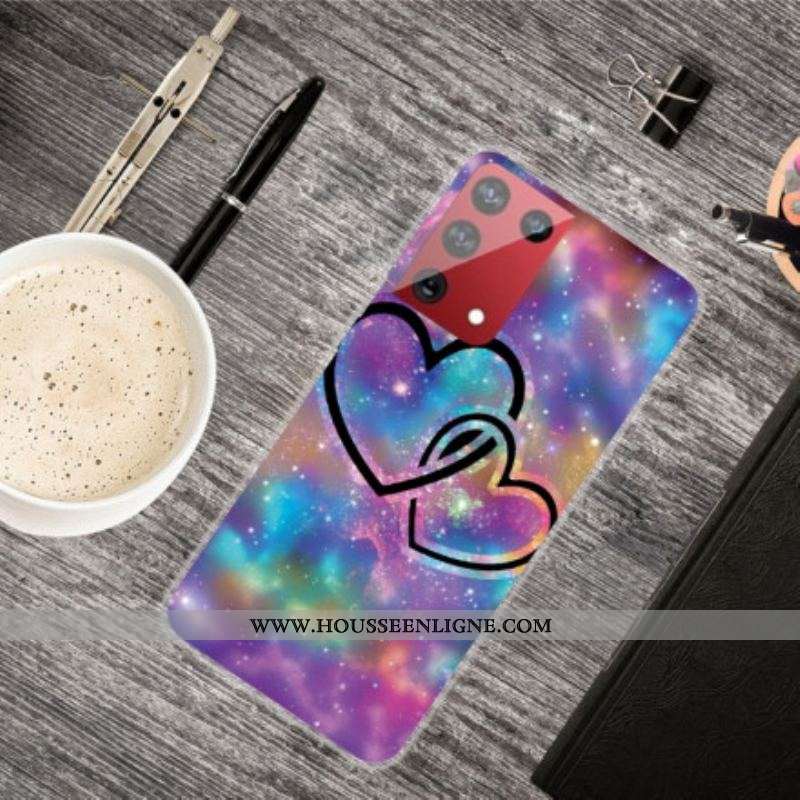 Coque Samsung Galaxy S21 Ultra 5G Coeurs Enchaînés