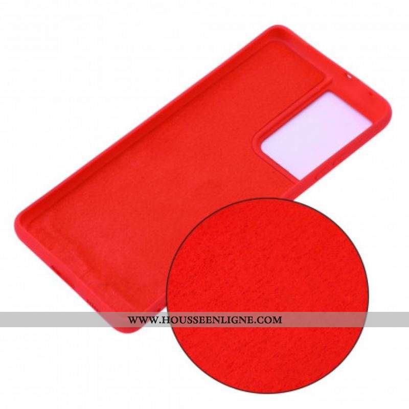 Coque Samsung Galaxy S21 Ultra 5G Conception Silicone Liquide