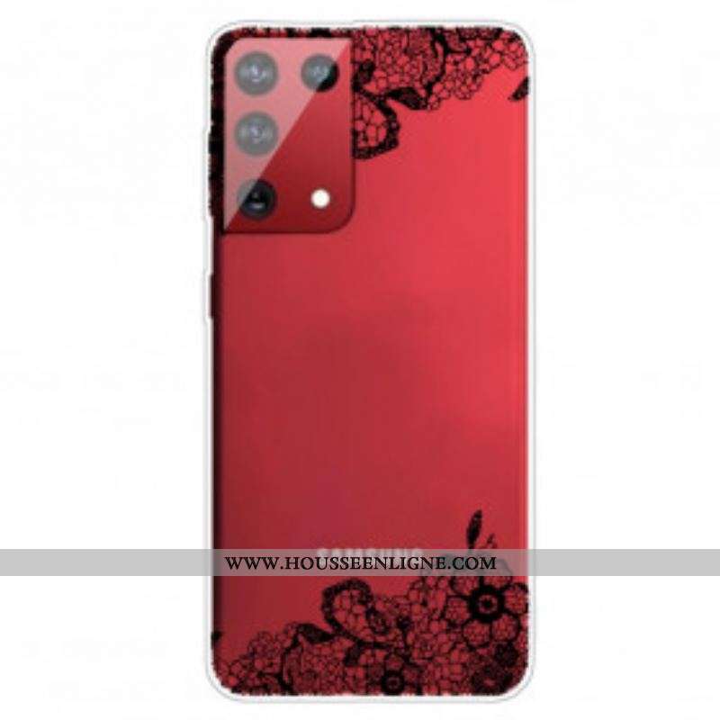 Coque Samsung Galaxy S21 Ultra 5G Dentelle Fine