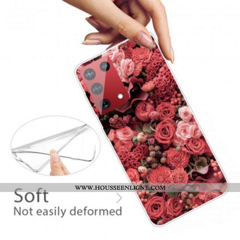 Coque Samsung Galaxy S21 Ultra 5G Fleurs Intenses