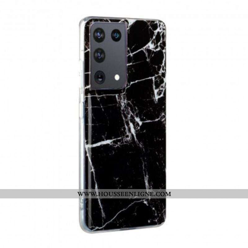 Coque Samsung Galaxy S21 Ultra 5G Marbre Classique