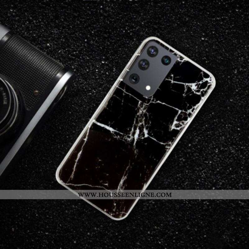 Coque Samsung Galaxy S21 Ultra 5G Marbre Classique