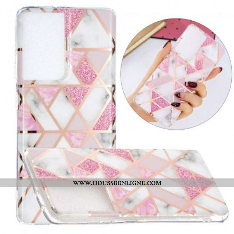 Coque Samsung Galaxy S21 Ultra 5G Marbre Design Ultra