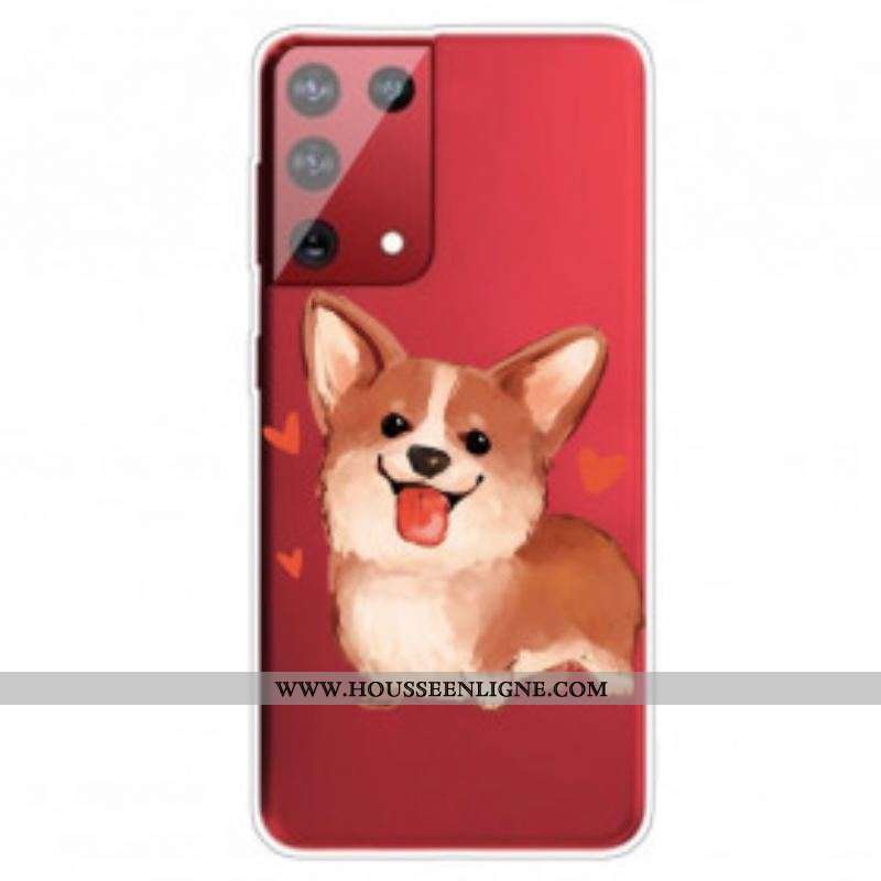 Coque Samsung Galaxy S21 Ultra 5G Mon Petit Chien