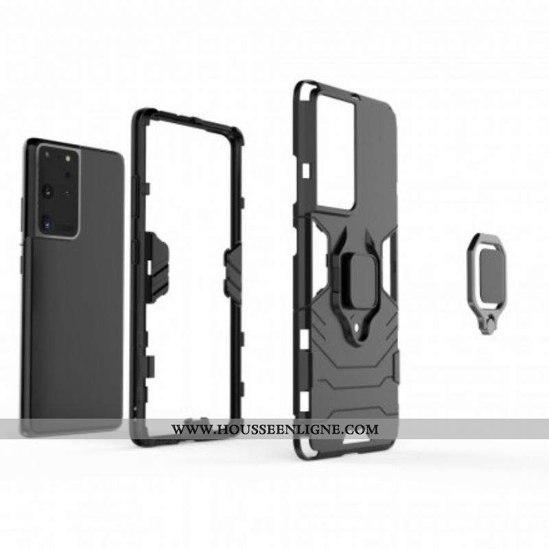 Coque Samsung Galaxy S21 Ultra 5G Ring Résistante