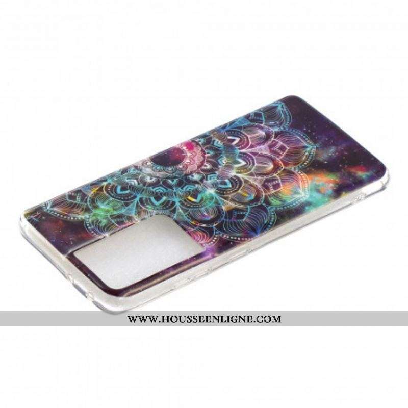 Coque Samsung Galaxy S21 Ultra 5G Série Floralies Fluorescente