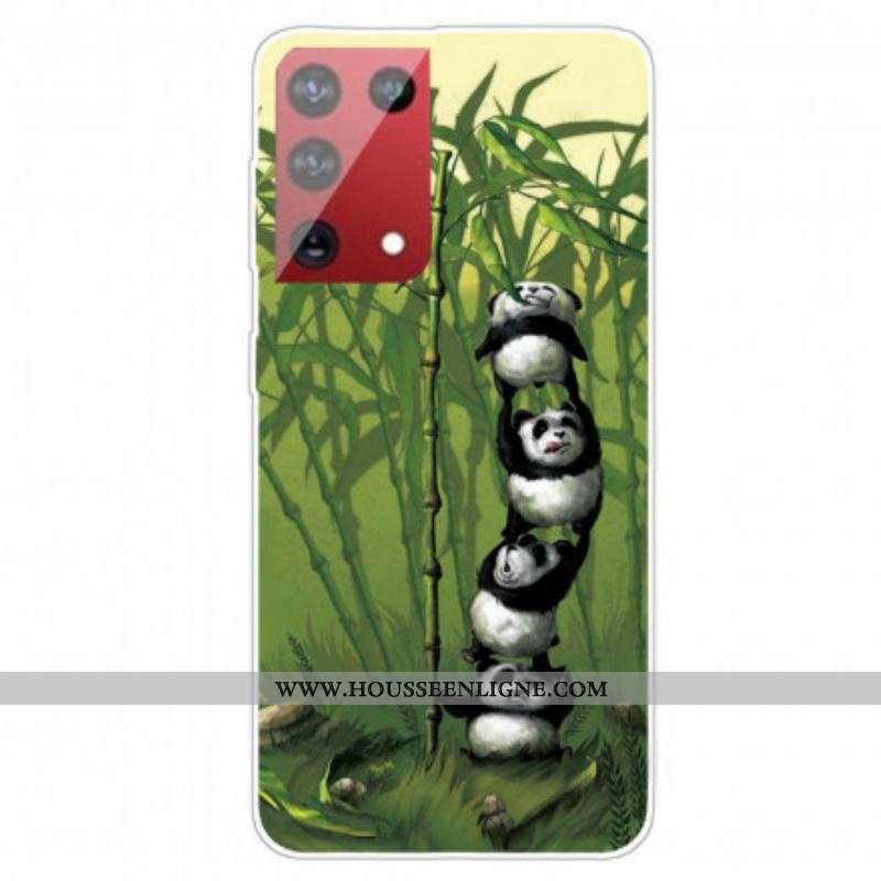 Coque Samsung Galaxy S21 Ultra 5G Tas de Pandas