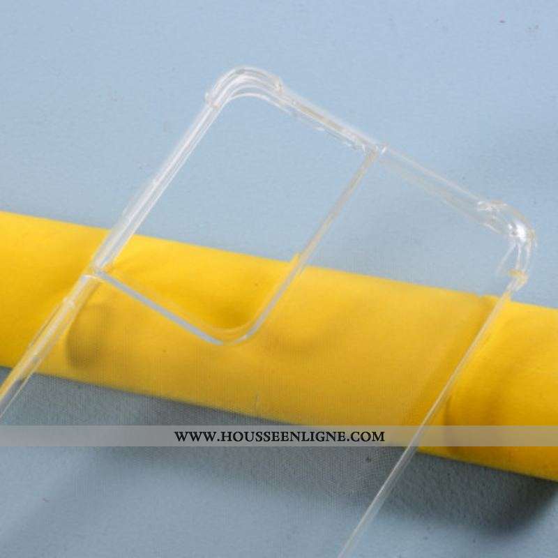 Coque Samsung Galaxy S21 Ultra 5G Transparente Coins Renforcés