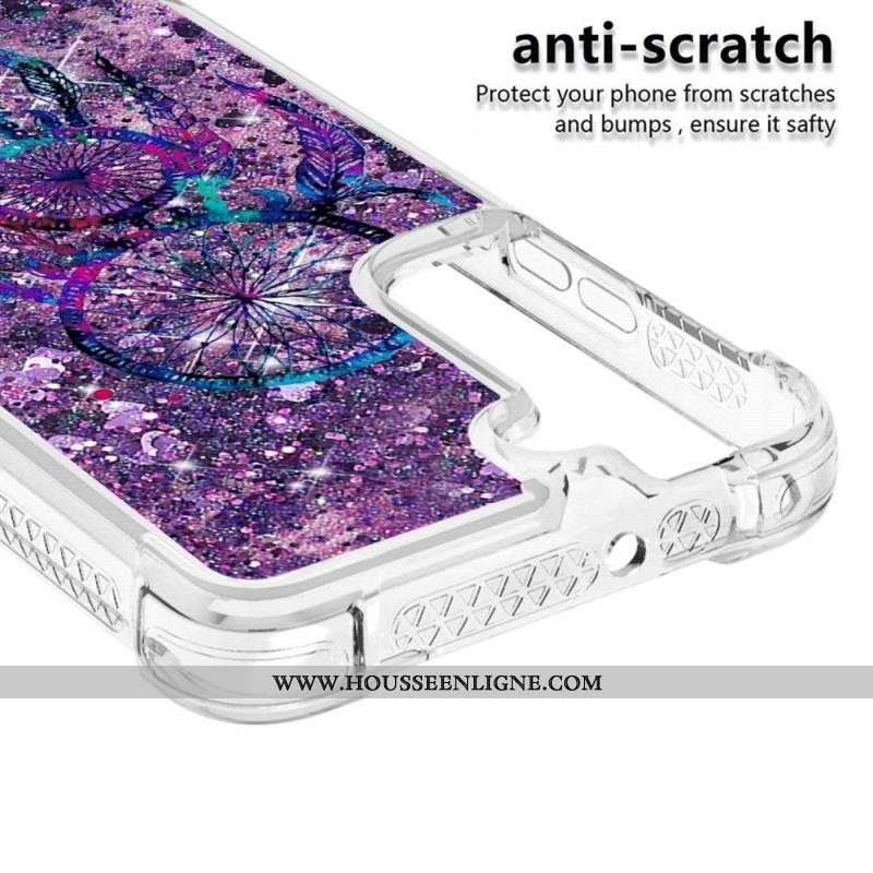 Coque Samsung Galaxy S22 5G Attrape Rêves Paillettes