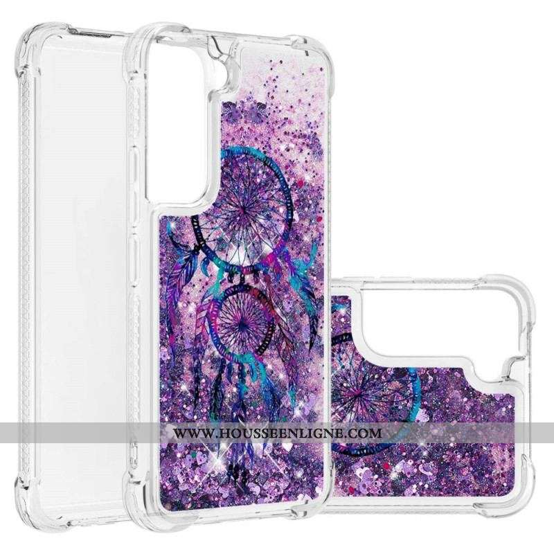 Coque Samsung Galaxy S22 5G Attrape Rêves Paillettes