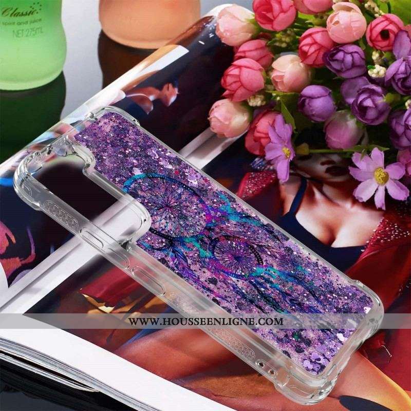 Coque Samsung Galaxy S22 5G Attrape Rêves Paillettes