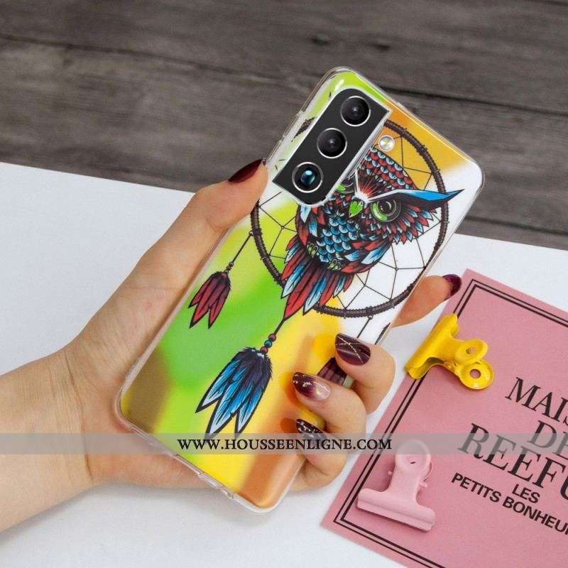 Coque Samsung Galaxy S22 5G Attrape Rêves Unique Fluorescente
