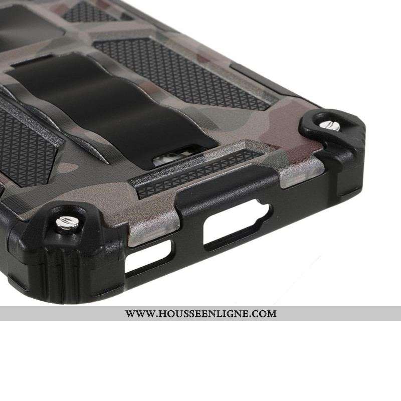 Coque Samsung Galaxy S22 5G Camouflage Support Amovible