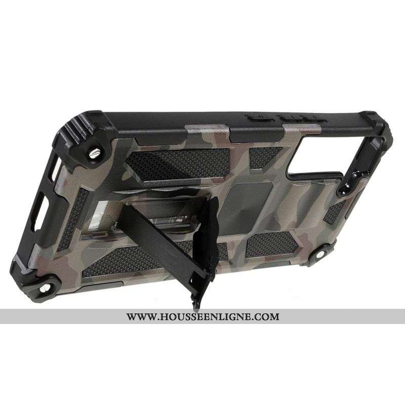 Coque Samsung Galaxy S22 5G Camouflage Support Amovible