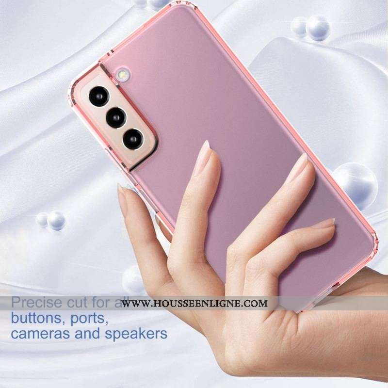 Coque Samsung Galaxy S22 5G Colorée Transparente