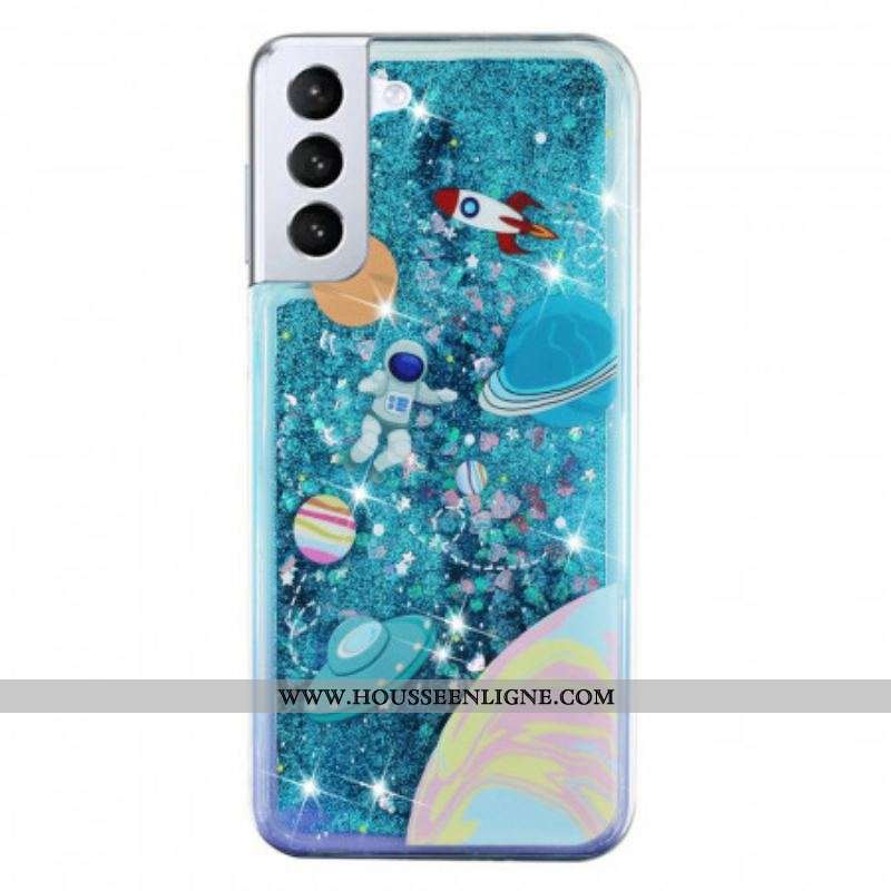 Coque Samsung Galaxy S22 5G Espace Paillettes