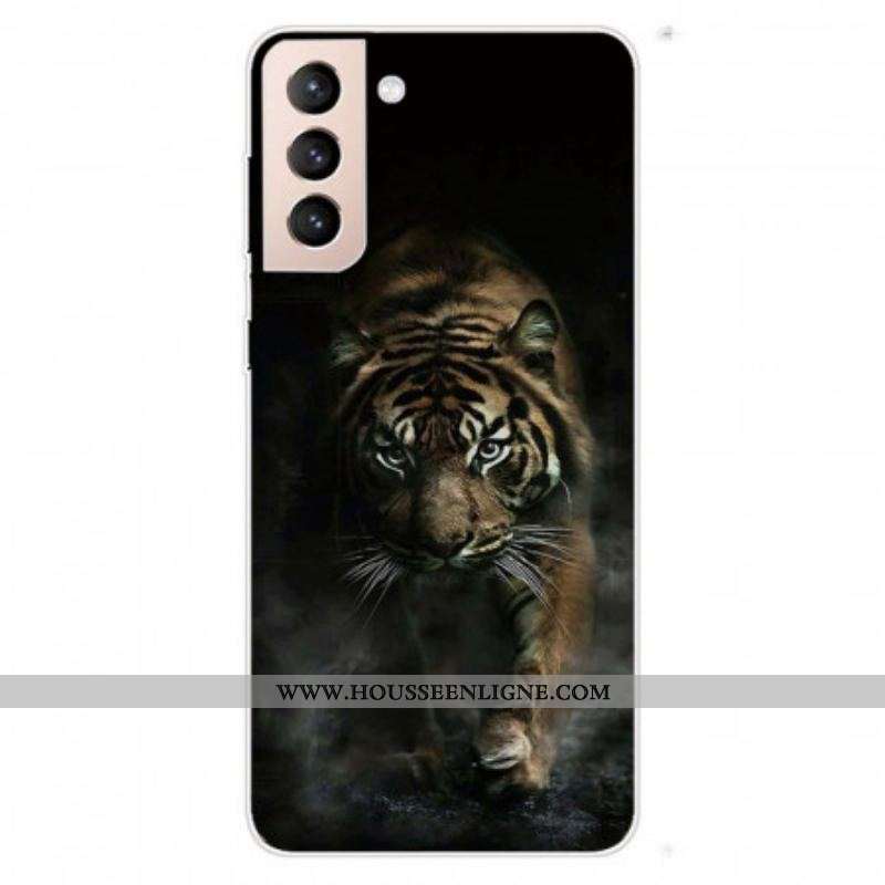 Coque Samsung Galaxy S22 5G Flexible Tigre