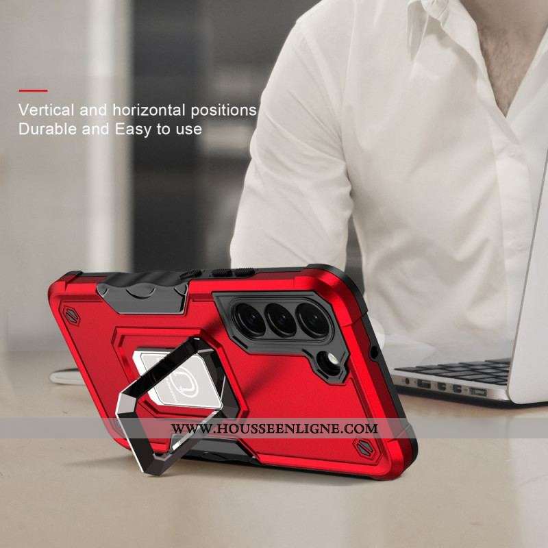 Coque Samsung Galaxy S22 5G Hybride Antidérapante avec Anneau