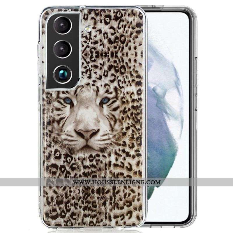 Coque Samsung Galaxy S22 5G Leopard Fluorescente