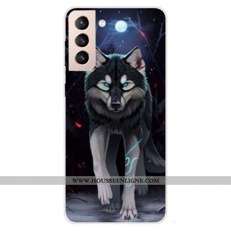 Coque Samsung Galaxy S22 5G Loup Royal