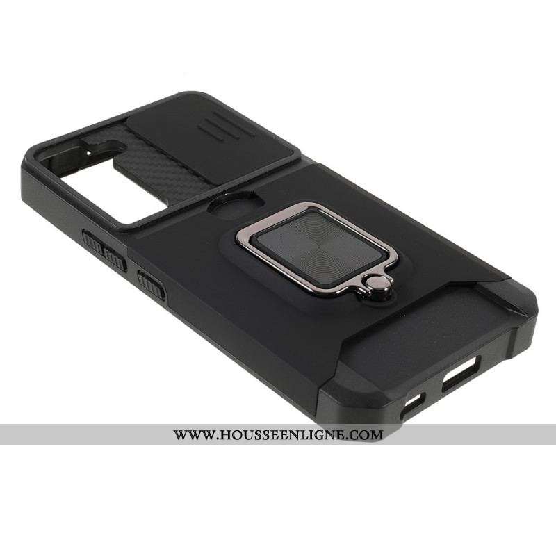 Coque Samsung Galaxy S22 5G Multi-Fonctionnelle Protège-Lentilles