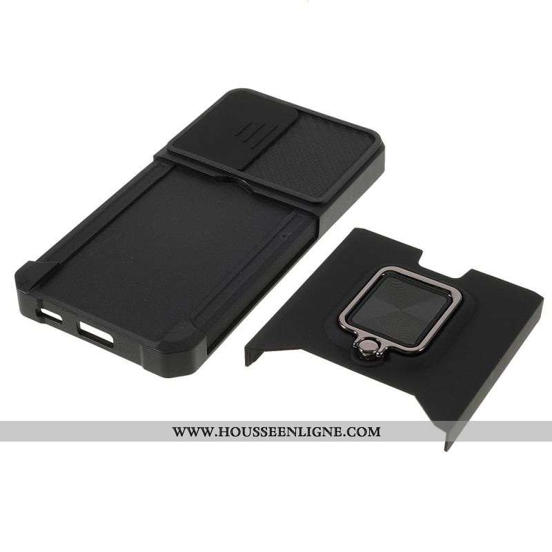 Coque Samsung Galaxy S22 5G Multi-Fonctionnelle Protège-Lentilles