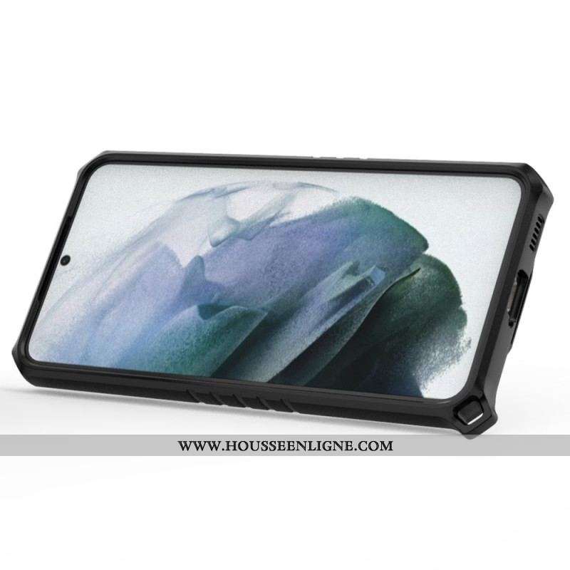 Coque Samsung Galaxy S22 5G Nid d'Abeille avec Anneau