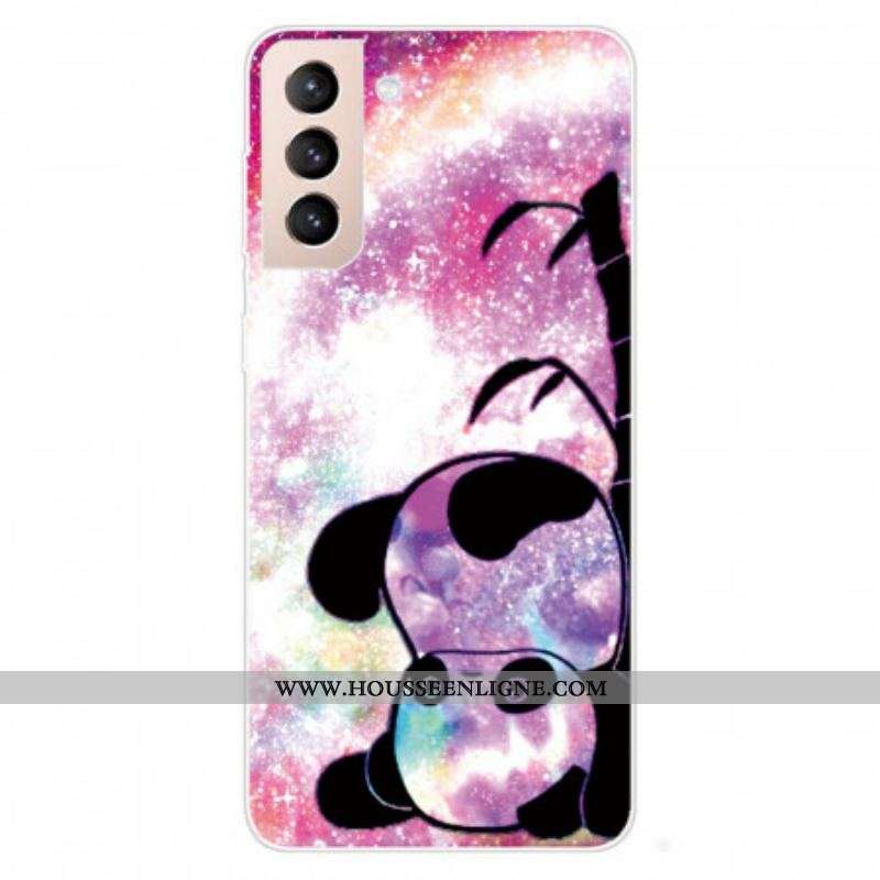Coque Samsung Galaxy S22 5G Panda et Bambou