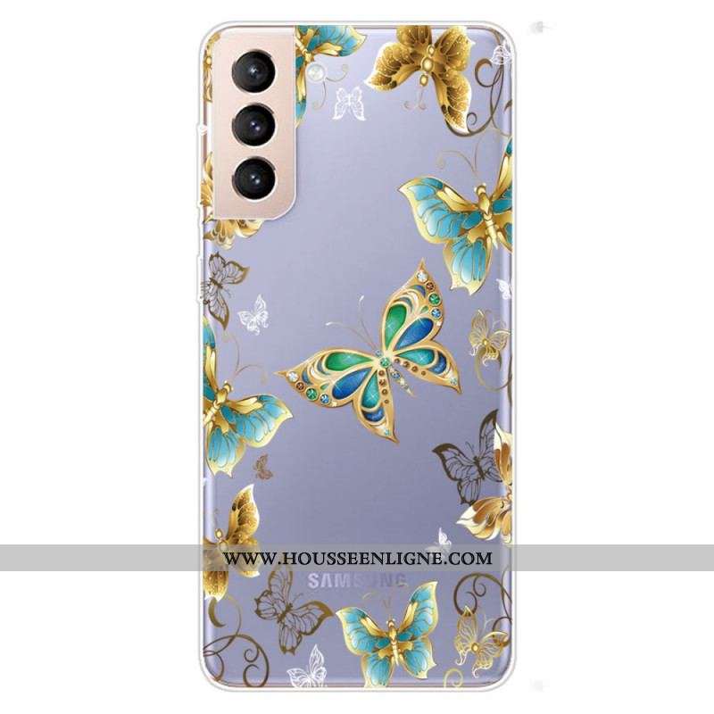 Coque Samsung Galaxy S22 5G Papillons Design