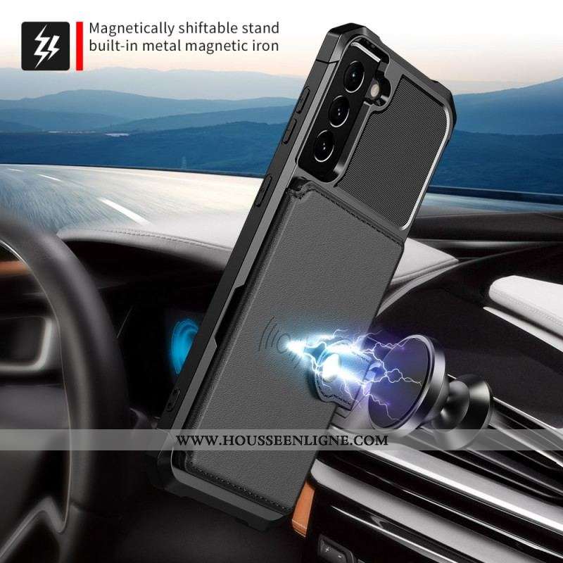 Coque Samsung Galaxy S22 5G Porte-Cartes Multi-Fonctionnel