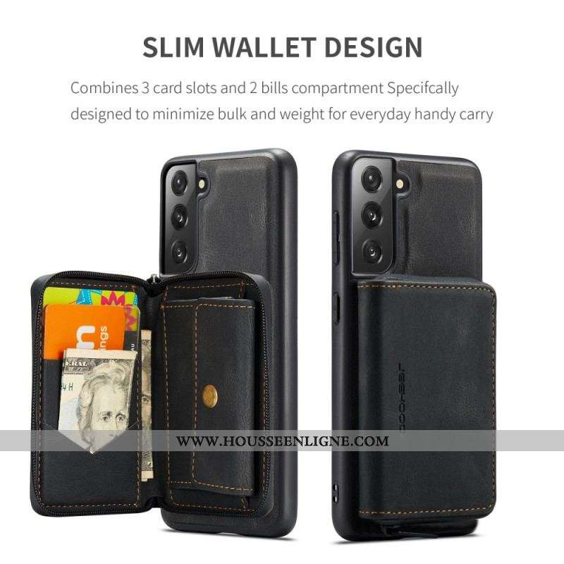 Coque Samsung Galaxy S22 5G Porte-Monnaie Détachable
