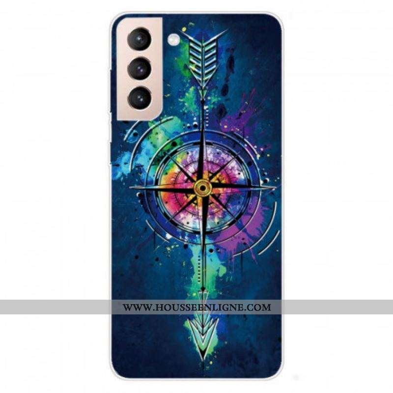 Coque Samsung Galaxy S22 5G Rose des Vents