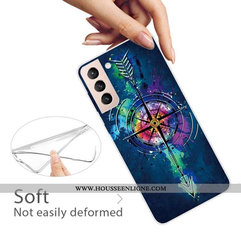 Coque Samsung Galaxy S22 5G Rose des Vents