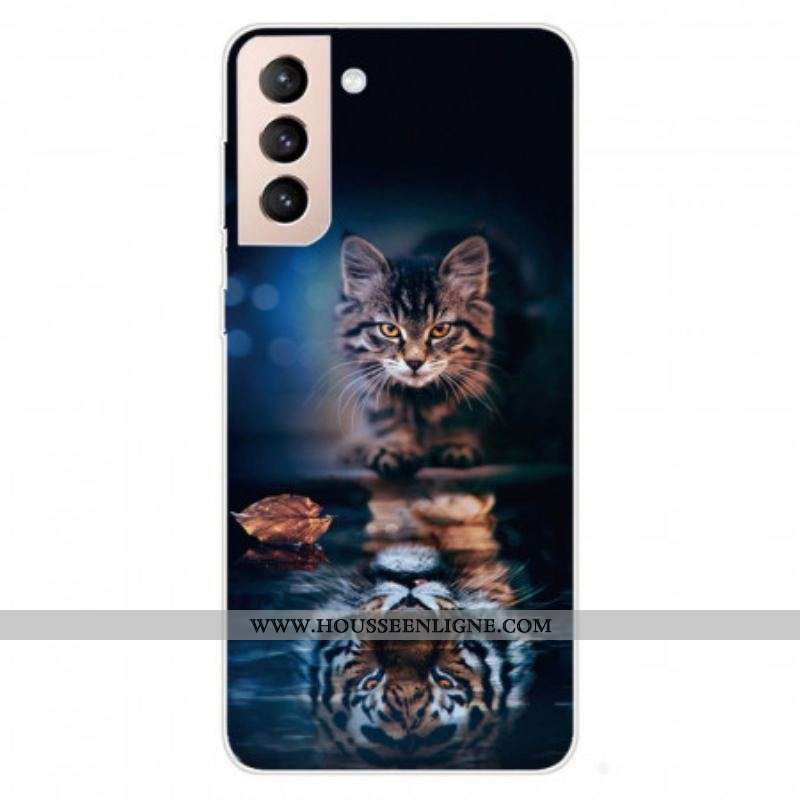 Coque Samsung Galaxy S22 5G Réflexion Chat