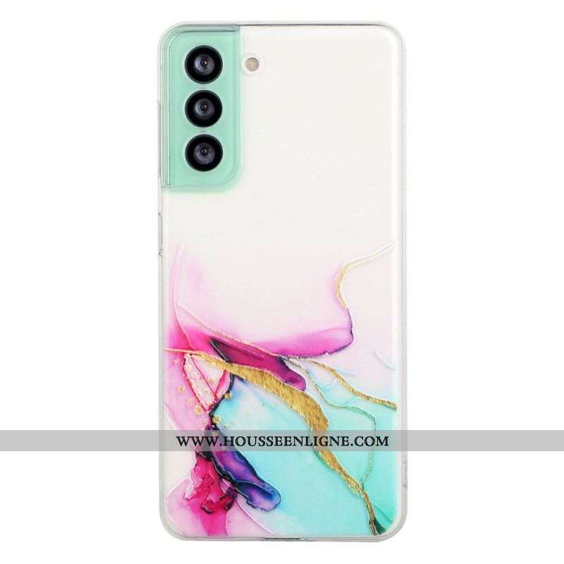 Coque Samsung Galaxy S22 5G Silicone Effet Marbré