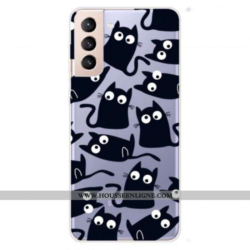 Coque Samsung Galaxy S22 5G Souris Noires