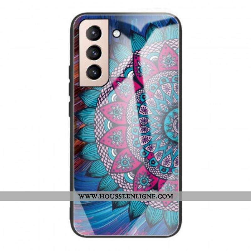 Coque Samsung Galaxy S22 5G Verre Trempé Mandala