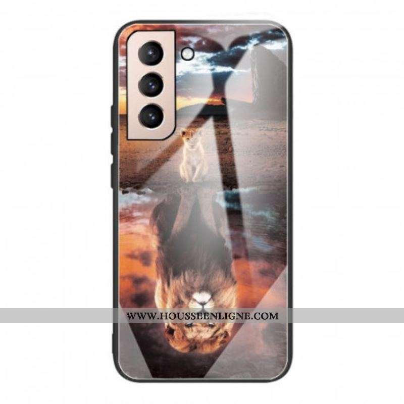 Coque Samsung Galaxy S22 5G Verre Trempé Rêve de Lionceau