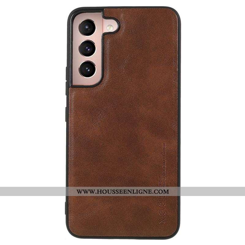 Coque Samsung Galaxy S22 5G X- Level Effet Cuir Vintage