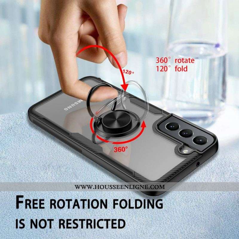 Coque Samsung Galaxy S22 Plus 5G Anneau-Support Élégance