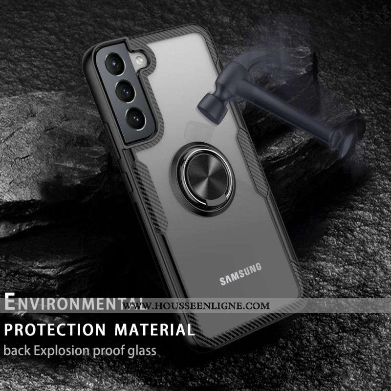 Coque Samsung Galaxy S22 Plus 5G Anneau-Support Élégance