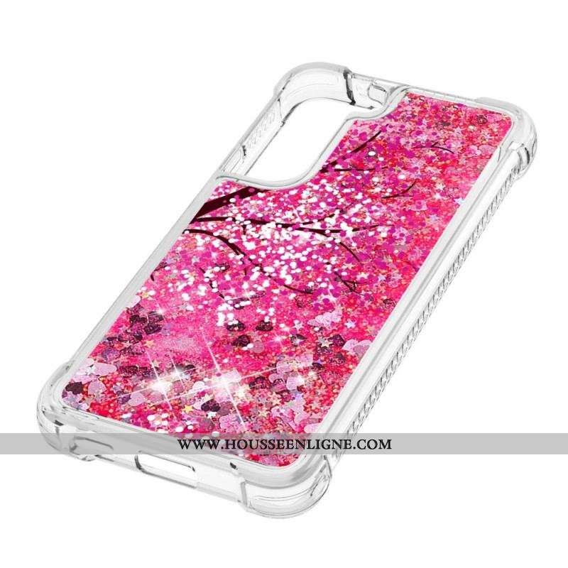 Coque Samsung Galaxy S22 Plus 5G Arbre Paillettes