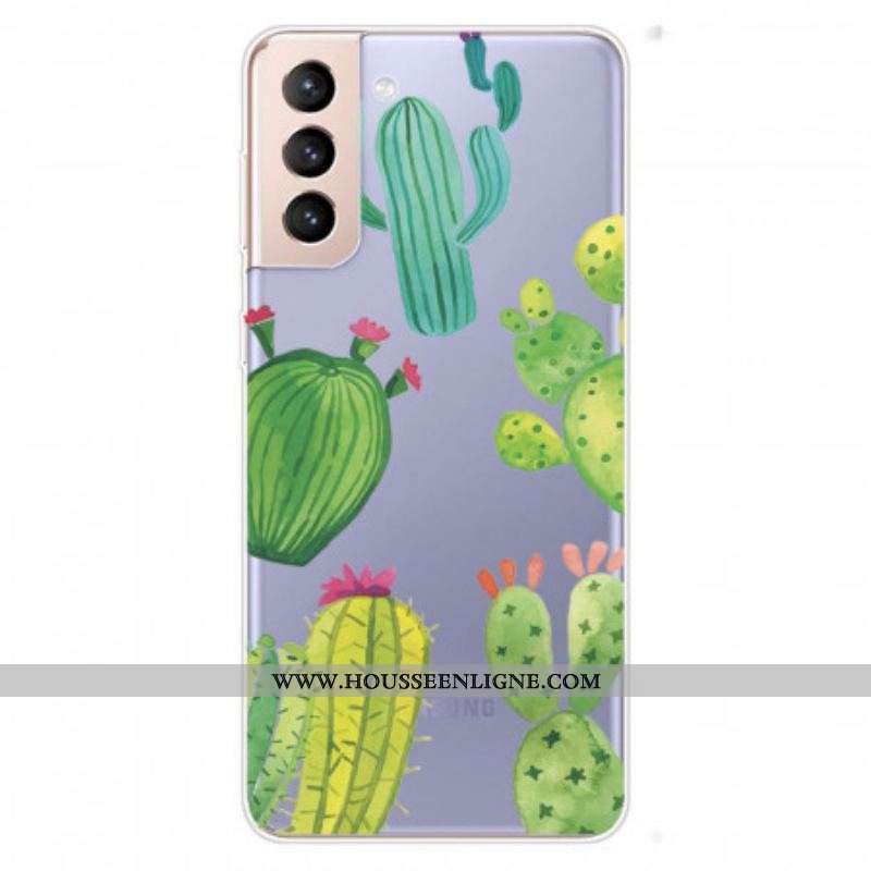 Coque Samsung Galaxy S22 Plus 5G Cactus Aquarelle