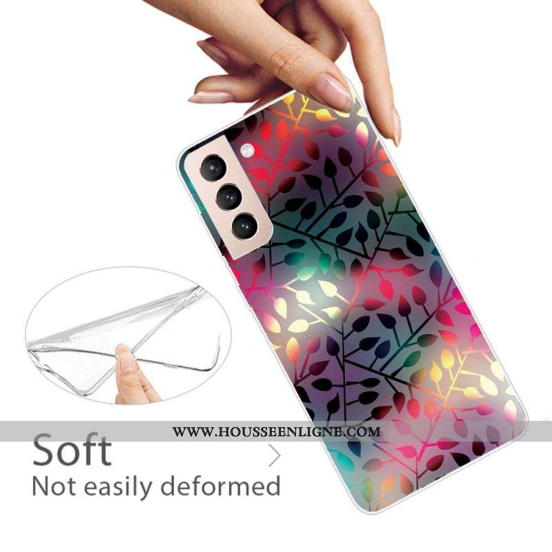 Coque Samsung Galaxy S22 Plus 5G Feuilles