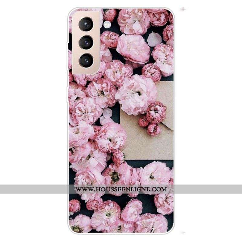 Coque Samsung Galaxy S22 Plus 5G Fleurs Roses
