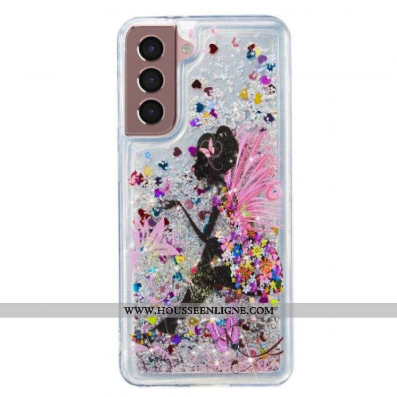 Coque Samsung Galaxy S22 Plus 5G Fée Paillettes
